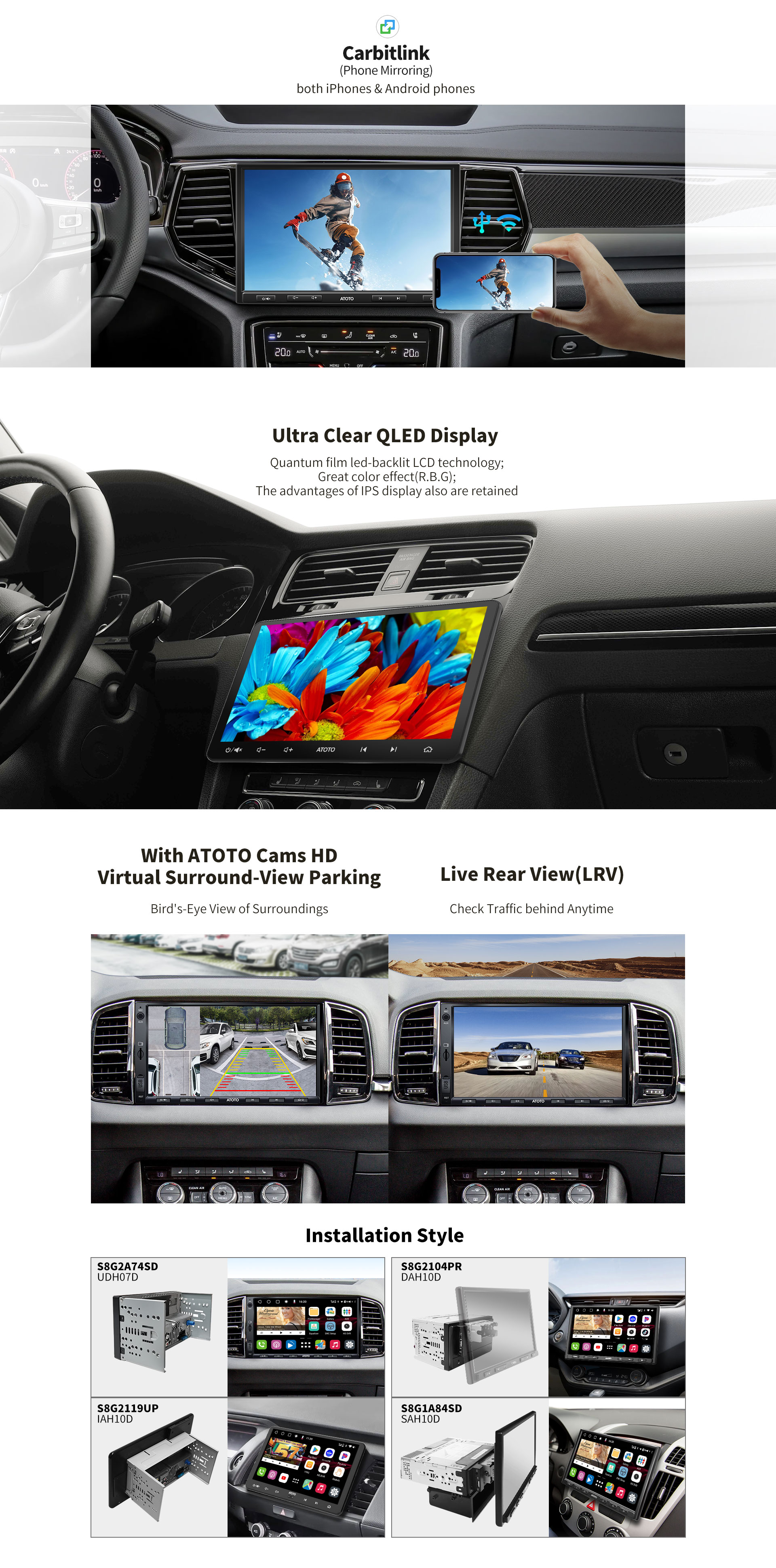 ATOTO Car Stereo, Autoradio Navigation, Car Audio & Video